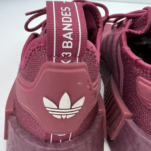 Adidas Shoe Women 8 NMD R1 Victory Crimson Lace Up Low Top Run Gym Sneaker Ex - Picture 8 of 14
